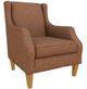Best® Home Furnishings Customizable Keatling Leather Accent Chair with Honey Birch Legs-0