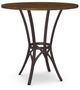 Amisco Customizable Kai Solid Birch Bar Table with 42" Tabletop-0