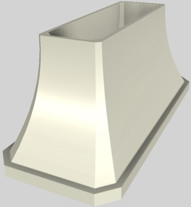 Vent-A-Hood® Designer Series 66" Biscuit Island Range Hood-1