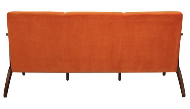 Homelegance® Carlson Dark Walnut/Orange Sofa-3
