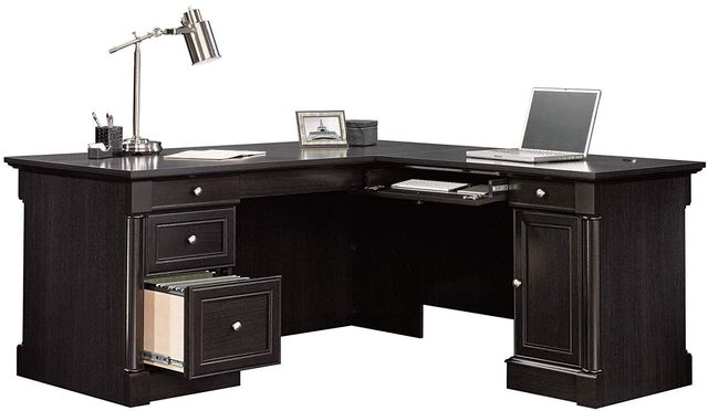 Sauder® Palladia® Wind Oak® L-Shaped Desk-1