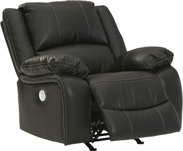 Signature Design by Ashley® Calderwell Black Power Rocker Recliner-1