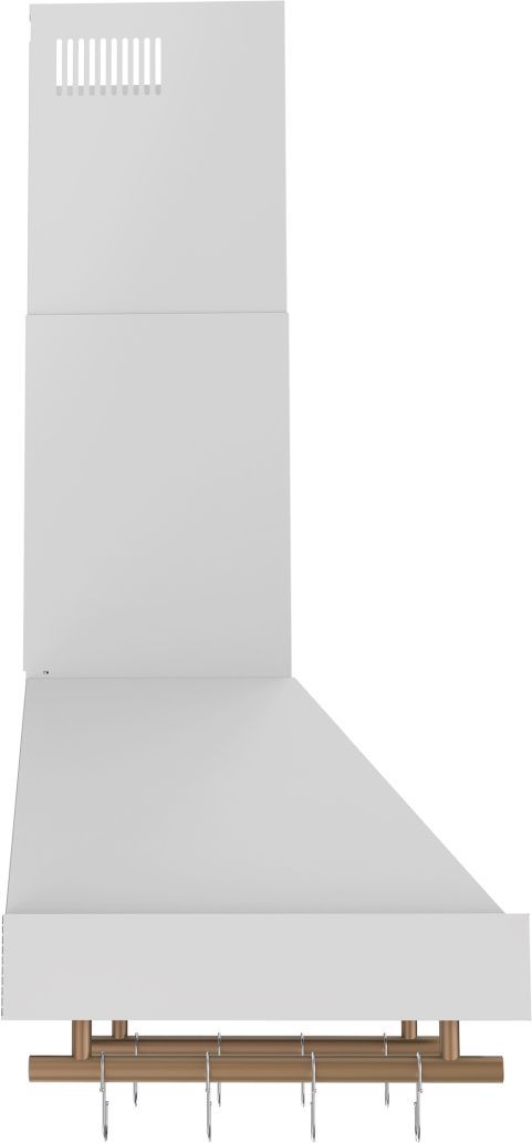 FORNO® Venezia Series Alta Qualita 36" White Wall Mounted Range Hood-2
