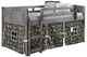 Donco Kids Louver Green Camo/Antique Gray Youth Twin Loft Bed with Tent Kit-0