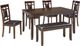 Signature Design by Ashley® Bennox 6-Piece Brown Dining Table Set-0