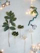 A & B Home Green Magnolia Leaves Spray-3