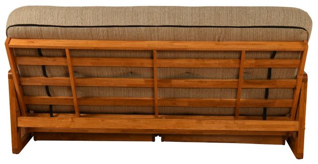 Kodiak Furniture Westport Taxi Woodsmoke/Honey Full Futon with Mattress-3