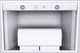 Vent-A-Hood® Designer Series 36" White Wall Mounted Range Hood-3