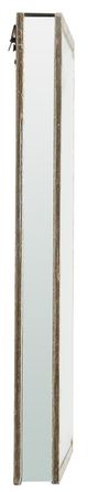 A & B Home Distressed Silver Large Mirror-2
