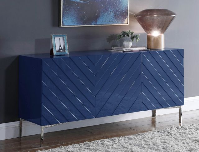 Meridian Furniture Collette Navy Blue Sideboard-2