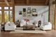 International Furniture Direct Olimpia White Sofa-1