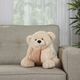 Nourison Home™ Mina Victory Plush Lines Ivory 18''x22'' Bear Stuffed Toy-1