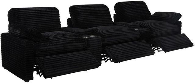 Coaster® Collins 5-Piece Black Power Reclining Home Theater-1