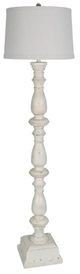 Lamps Per Se Distressed White Floor Lamp-0