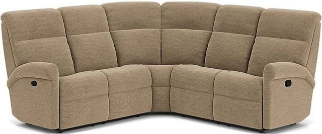 Flexsteel® Davis Wheat Reclining Sectional-0