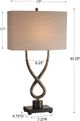 Uttermost® Talema Silver Leaf Table Lamp-2