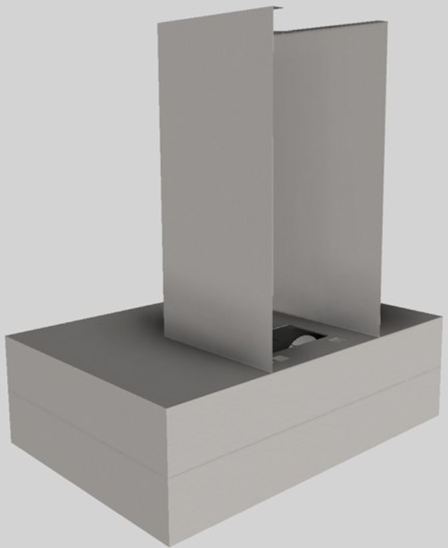 Vent-A-Hood® 30" Stainless Steel Contemporary Wall Mounted Range Hood-4