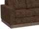 International Furniture Direct Georgia Dark Brown Loveseat-1