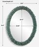 Uttermost® Bonaire Distressed Teal Blue Mirror-2