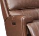 Leather Italia™ Highland Brown Coffee Power Glider Recliner-1