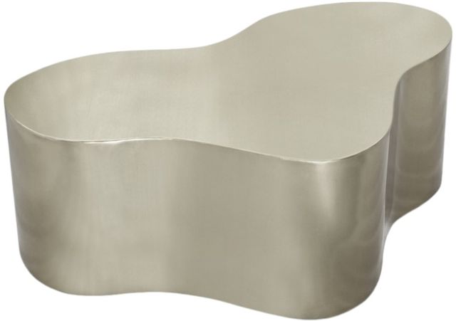 Meridian Furniture Tevere Brushed Silver Coffee Table-0
