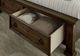 Vaughan-Bassett Rustic Hills Coffee Queen Sleigh Storage Bed-3