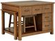 Coaster® Mayfair 3-Piece Dark Oak Kitchen Island with Extension Table-2