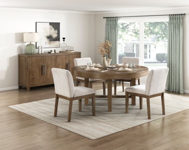 Homelegance® Matisse Brown/Brownish Gray Side Chair-1