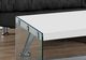 Monarch Specialties Inc. Glossy White Coffee Table with Tempered Glass Frame -2