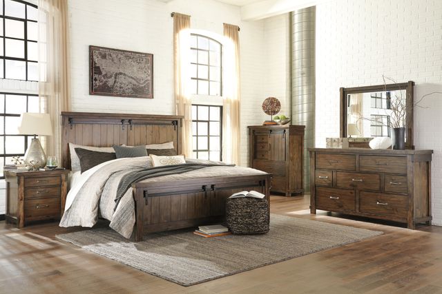 Signature Design by Ashley® Lakeleigh Dark Brown Bedroom Mirror-3