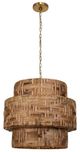 Uttermost® Water Hyacinth Natural Woven Pendant-0