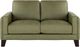 Leather Italia™ Cambria Vaughn Green Clover Loveseat-0