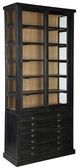 Furniture Classics Single Balmoral Deep Charcoal Display Cabinet-0