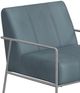 International Furniture Direct Aragon Blue/Blacksmithing Silver Accent Chair-4