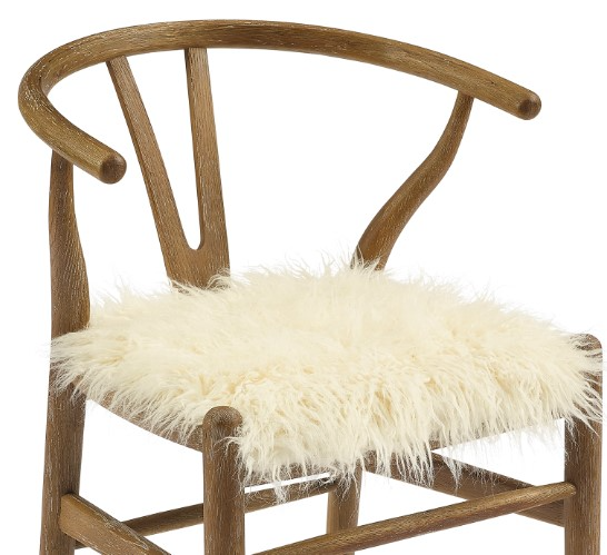 Linon Ellis Brown Gray Wash White Wishbone Dining Side Chair R B s Home Source Madison ME