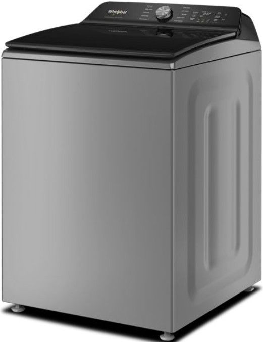 Whirlpool® 5.3 Cu. Ft. Radiant Silver Smart Impeller Top Load Washer with Delicates Basket-2