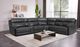 Cheers Leather Power Reclining 6 Piece Sectional-1