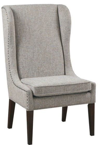 Olliix by Madison Park Garbo Grey Multi Captains Dining Chair-0