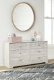 Signature Design by Ashley® Paxberry Whitewash 59" Dresser-4