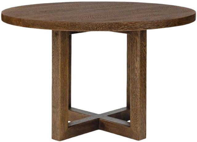 Hooker® Furniture Driftwood Worn Saddle 48" Round Dining Table-1