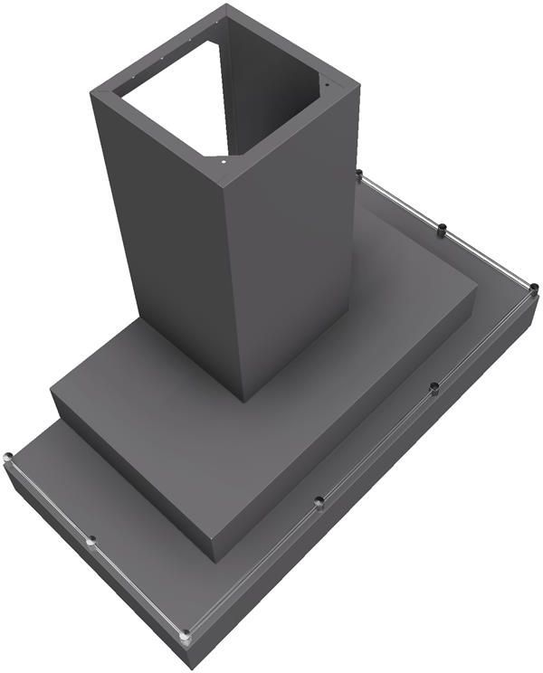 Vent-A-Hood® 42" Gunsmoke Contemporary Wall Mount Range Hood-1