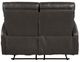 Homelegance® Allen Espresso Manual Double Reclining Loveseat-2