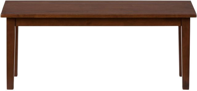 Jofran Inc. Simplicity Caramel Bench-2