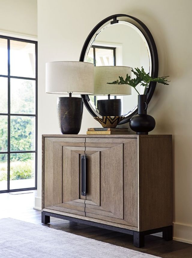 Lexington Home Zanzibar Tripoli Black/Brown Hall Chest-1