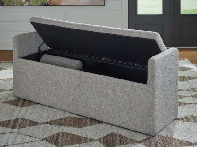 Signature Design by Ashley® Galliden Beige Upholstered Dining Bench-4