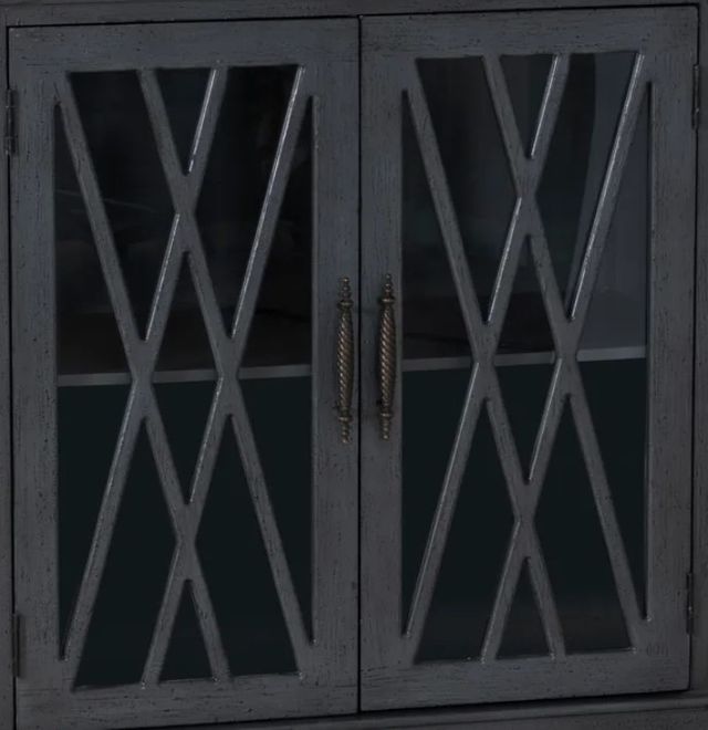 Powell® Slade Colonial Gray 2-Door Cabinet-1
