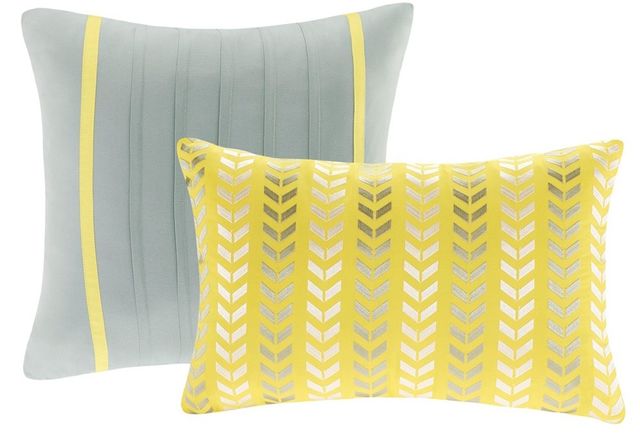 Olliix by Intelligent Design Nadia Yellow Full/Queen Comforter Set-1