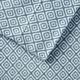 Olliix by True North by Sleep Philosophy Blue Diamond Full Micro Fleece Sheet Set-2