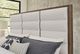 LM Co Home By Vaughan-Bassett Crafted Oak by Ben & Erin Napier Aged Gray/Oatmeal King Upholstered Panel Bed-2
