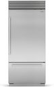 Sub-Zero® Classic Series 30" 17 Cu. Ft. Stainless Steel Right Hinge Built-In Bottom Freezer Refrigerator with Internal Dispenser-0